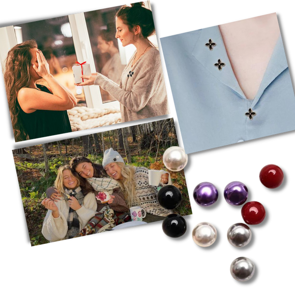 Premium No-Sew Button Brooch Pins Set Of Ten For Customizable Style