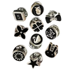 Premium No-Sew Button Brooch Pins Set Of Ten For Customizable Style