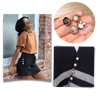 Premium No-Sew Button Brooch Pins Set Of Ten For Customizable Style