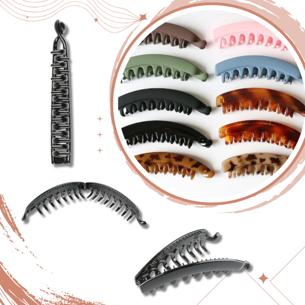 Premium Ponytail Holder Clip With Secure Comfort Grip For All Hair