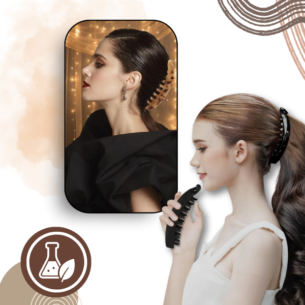 Premium Ponytail Holder Clip With Secure Comfort Grip For All Hair