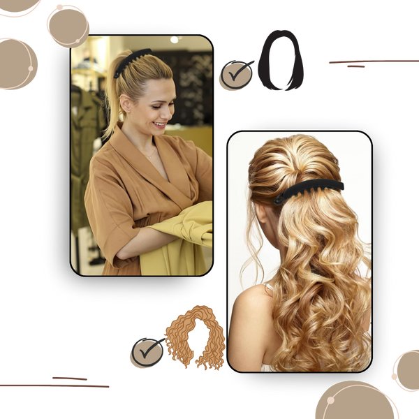 Premium Ponytail Holder Clip With Secure Comfort Grip For All Hair