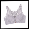 Lace Wireless Bra With Front Closure And Gentle Push Up Lift