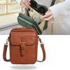 Vegan Leather Crossbody Bag With Built-In Wallet And Quick-Access Pockets