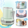Quiet Energy Efficient Drink Cup Cooler Delivers Rapid Cooling