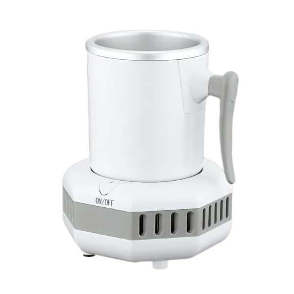 Quiet Energy Efficient Drink Cup Cooler Delivers Rapid Cooling