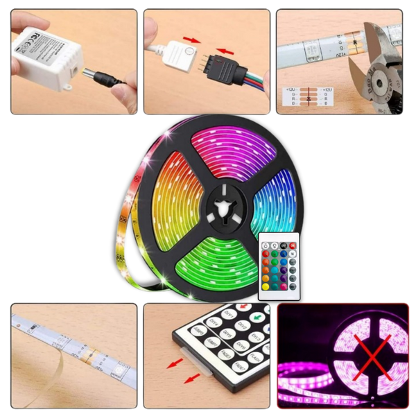 App Controlled RGB LED Strip for Energy Efficient Ambient Lighting