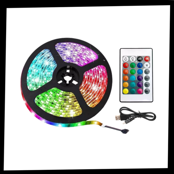 App Controlled RGB LED Strip for Energy Efficient Ambient Lighting
