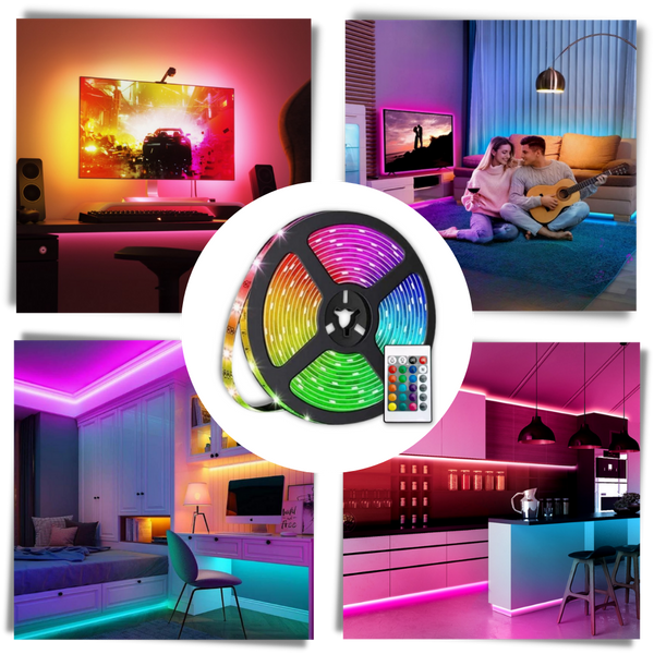 App Controlled RGB LED Strip for Energy Efficient Ambient Lighting