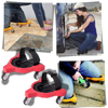 Flooring Knee Pads With Gel Cushions And Wheel Attachment