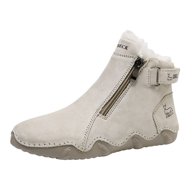 Leather Winter Boots With Ergonomic Comfort And Waterproof Design