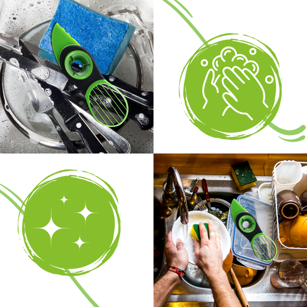Ergonomic Avocado Cutter With Pitting And Scooping Tool