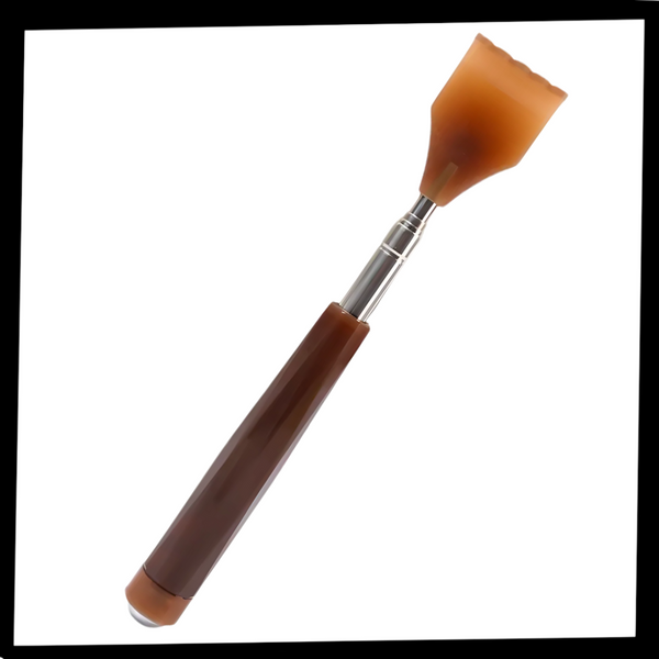 Extendable Scratch Tool With Built In Massager For Instant Itch Relief