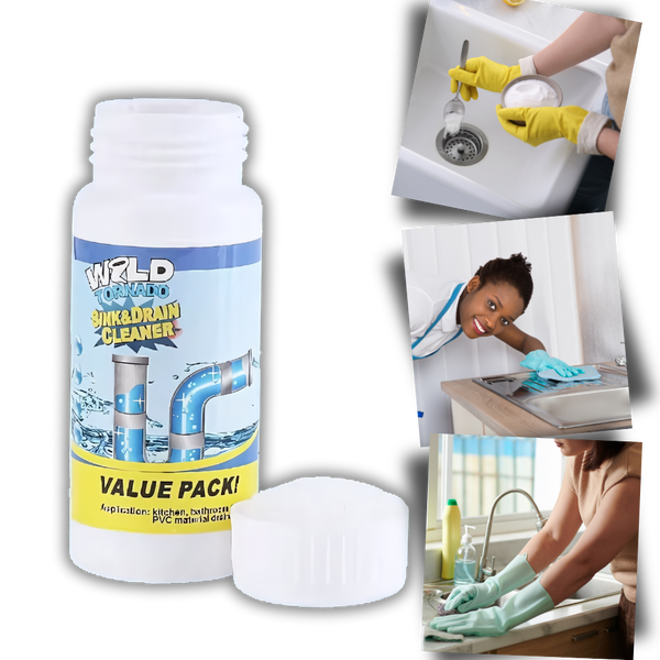Eco Friendly Drain Cleaner Clears Clogs Fast and Easily