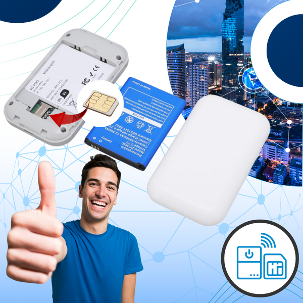 Portable WiFi Hotspot With Global Coverage For Up To 10 Devices