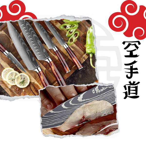 Japanese Knife Set for Precision Cutting and Lightweight Performance