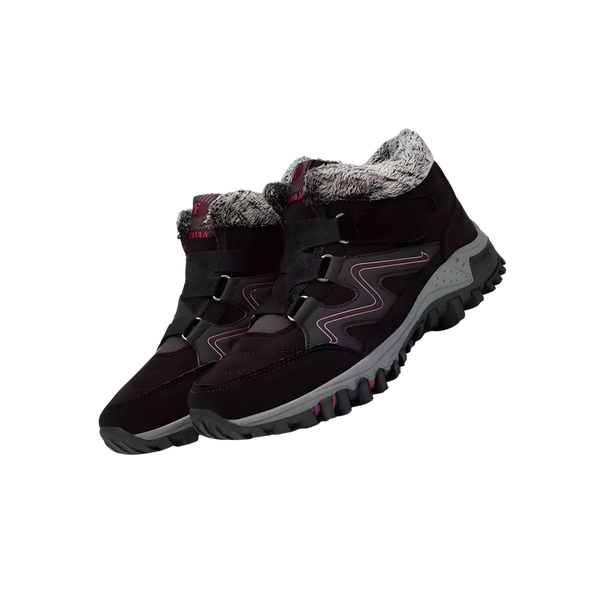 Warm Fleece Lined Winter Shoes With Non Slip Grip For All Day Comfort