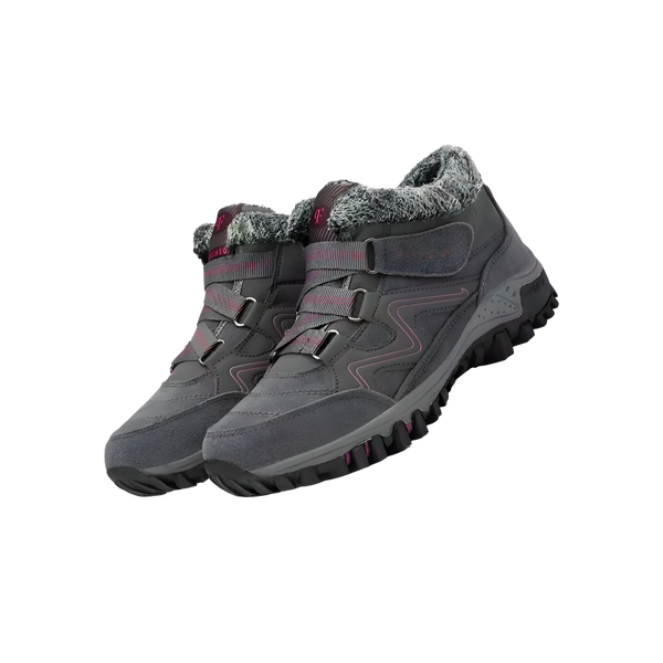 Warm Fleece Lined Winter Shoes With Non Slip Grip For All Day Comfort