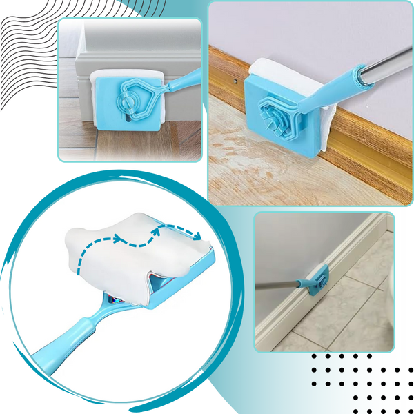 Baseboard Cleaner With Extendable Reach For Effortless Cleaning