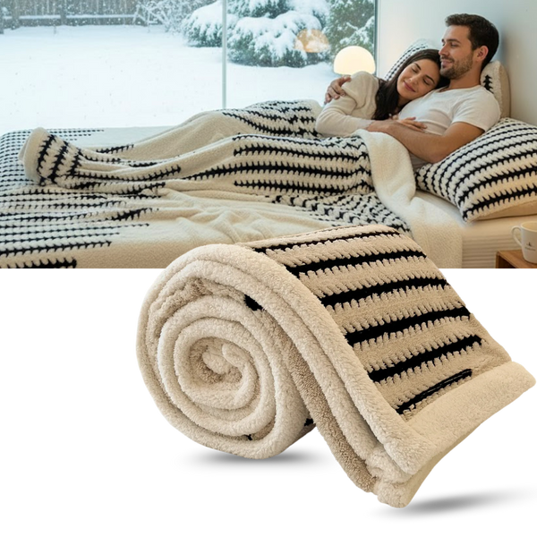 Jacquard Winter Blanket With Enhanced Heat Retention And Anti Static