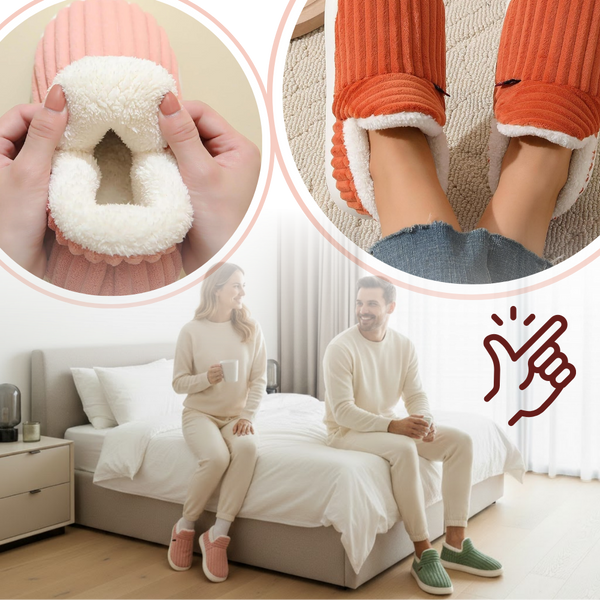 Premium Plush House Slippers With Non Slip Grip And Lightweight Comfort