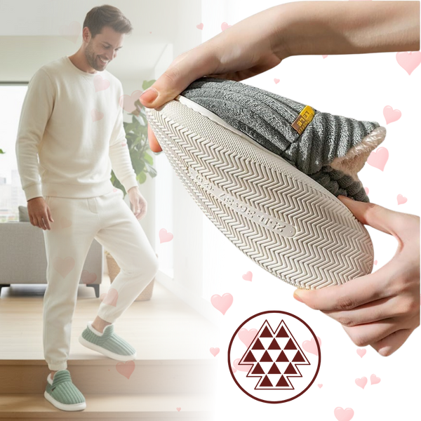 Premium Plush House Slippers With Non Slip Grip And Lightweight Comfort