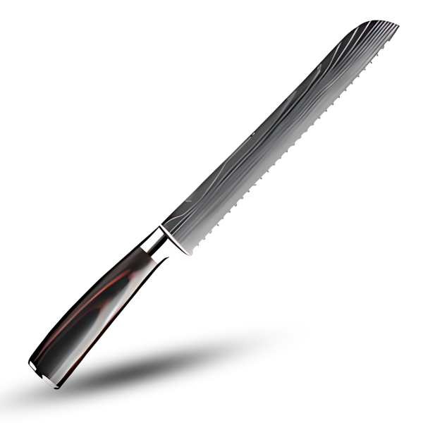 Japanese Knife With Damascus Steel And Ultimate Balance