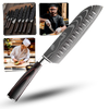 Japanese Knife With Damascus Steel And Ultimate Balance