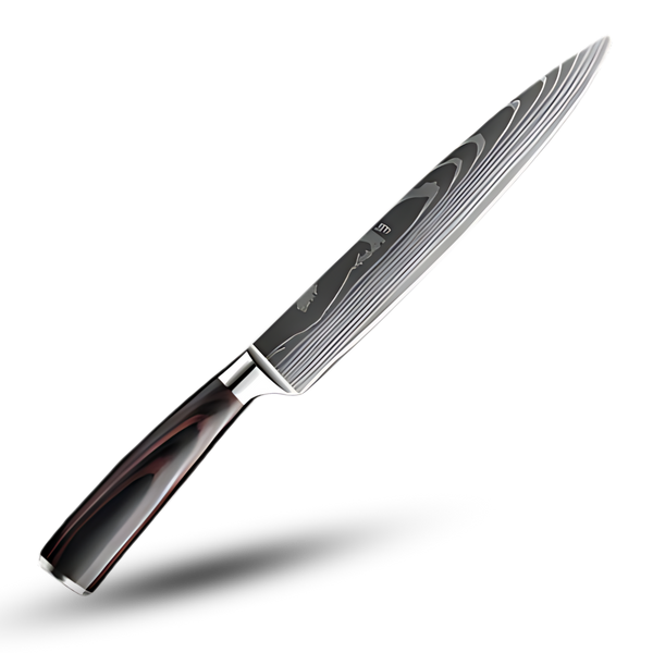 Japanese Knife With Damascus Steel And Ultimate Balance