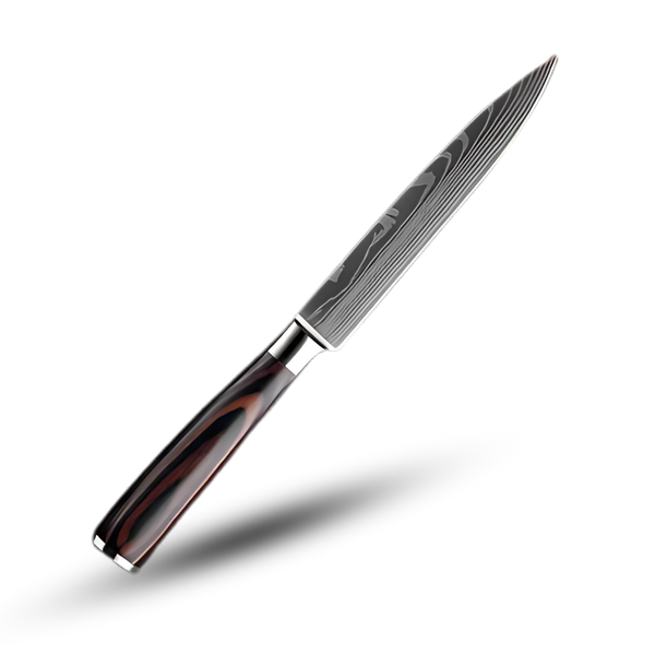 Japanese Knife With Damascus Steel And Ultimate Balance