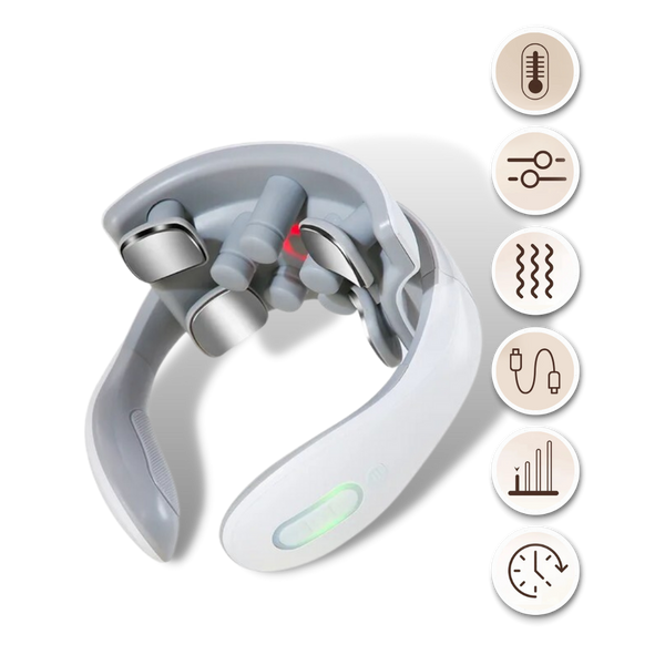 Six Mode Shiatsu Neck And Shoulder Massager With Customizable Intensity