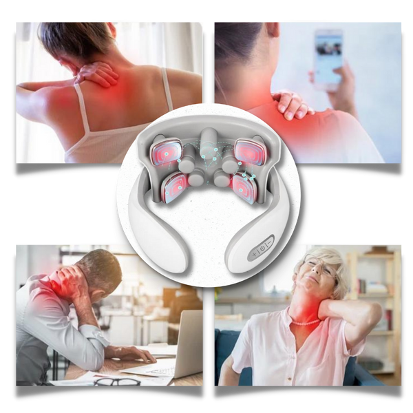 Six Mode Shiatsu Neck And Shoulder Massager With Customizable Intensity