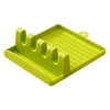 Four-Slot Silicone Spatula Rack With Non-Slip Heat-Resistant