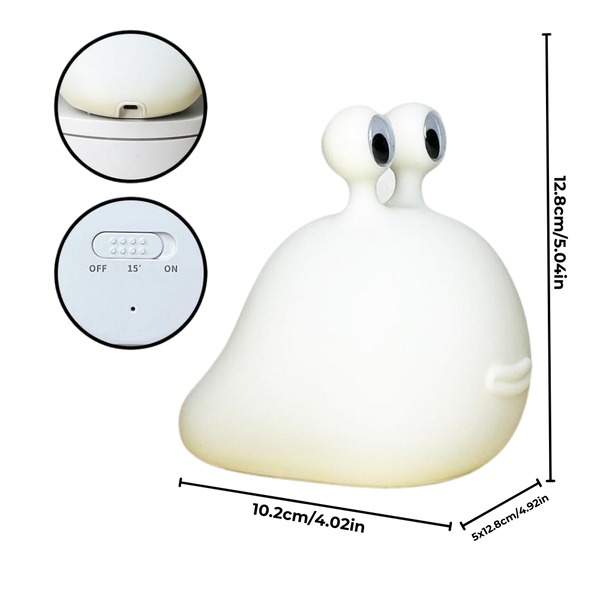 Premium Silicone Night Light With Adjustable Brightness And Auto Timer