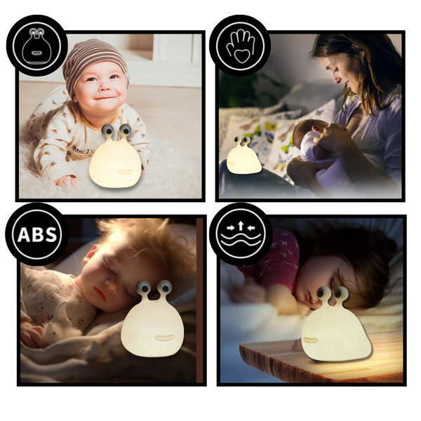 Premium Silicone Night Light With Adjustable Brightness And Auto Timer