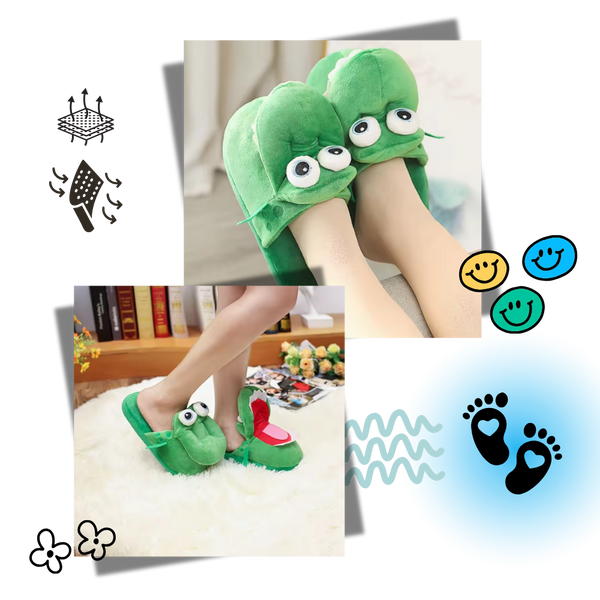 Crocodile Slippers With Non Slip Sole For Breathable Indoor Comfort