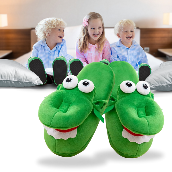 Crocodile Slippers With Non Slip Sole For Breathable Indoor Comfort