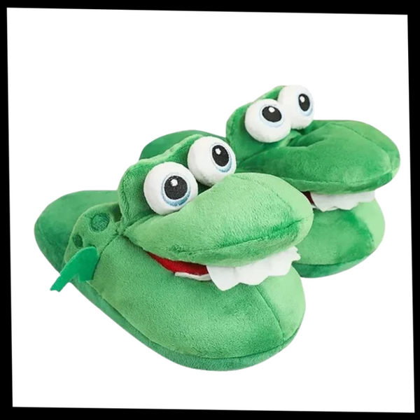Crocodile Slippers With Non Slip Sole For Breathable Indoor Comfort