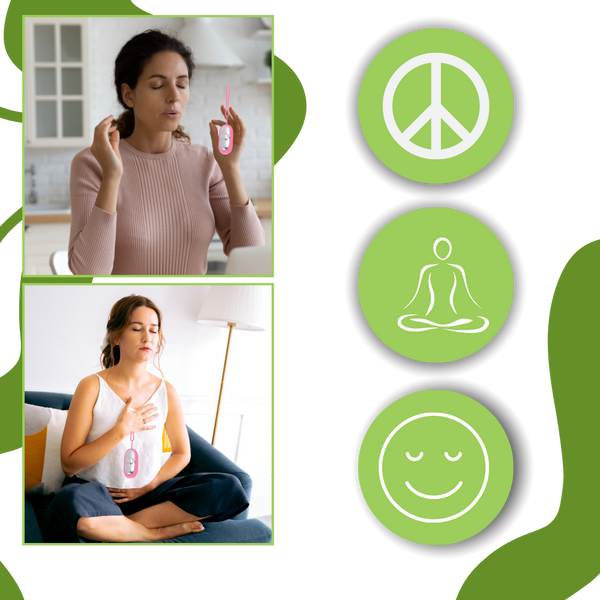 Portable Gentle Acupressure Calming Device for Anxiety Relief and Sleep
