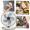 Portable Oscillating Fan Delivers Quiet All Day Cooling On The Go