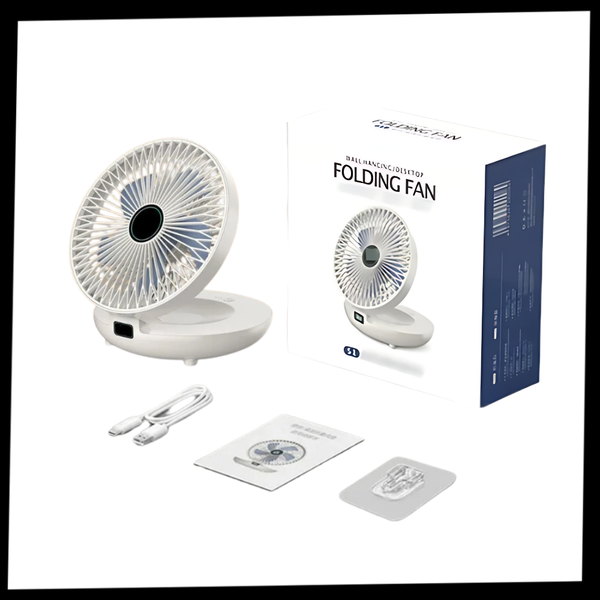 Portable Oscillating Fan Delivers Quiet All Day Cooling On The Go