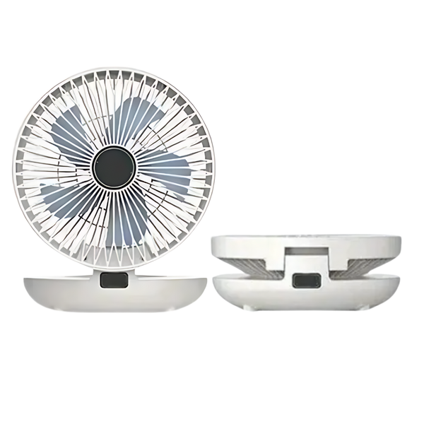 Portable Oscillating Fan Delivers Quiet All Day Cooling On The Go