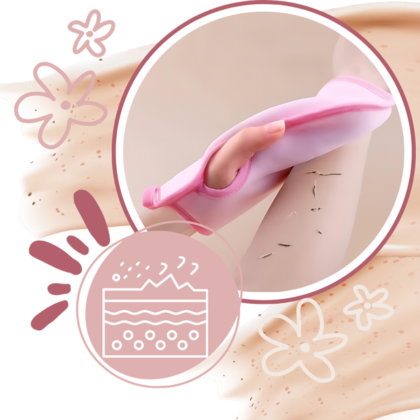 Gentle Exfoliating Body Scrub Gloves For Smoother Radiant Skin