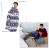 Oversized Blanket Hoodie With Plush Fleece Lining For All Day Warmth