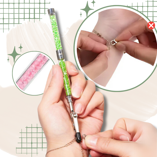 One Hand Bracelet Helper With Non Slip Grip For Easy Jewelry Fastening