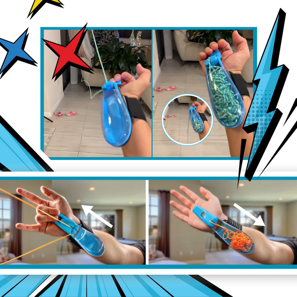 Glowing Spider Web Toy With Retractable Rope For Safe Active Play
