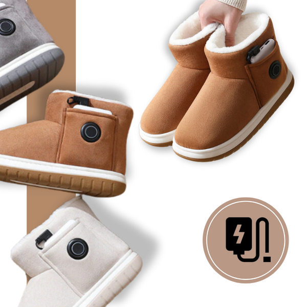 Premium Cotton Shoes With Graphene Heating For All Day Warmth