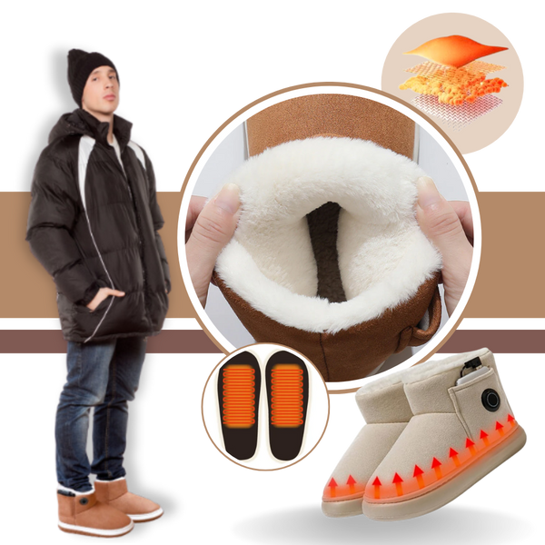 Premium Cotton Shoes With Graphene Heating For All Day Warmth