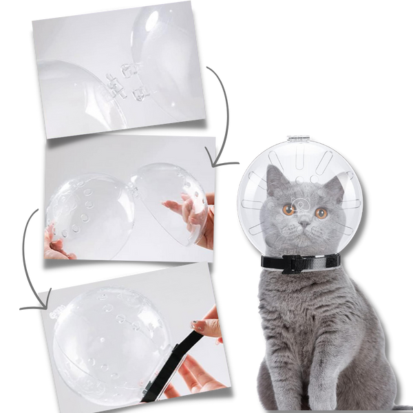 Cat Grooming Muzzle With Breathable Comfort And Secure Fit