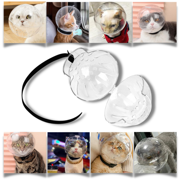 Cat Grooming Muzzle With Breathable Comfort And Secure Fit